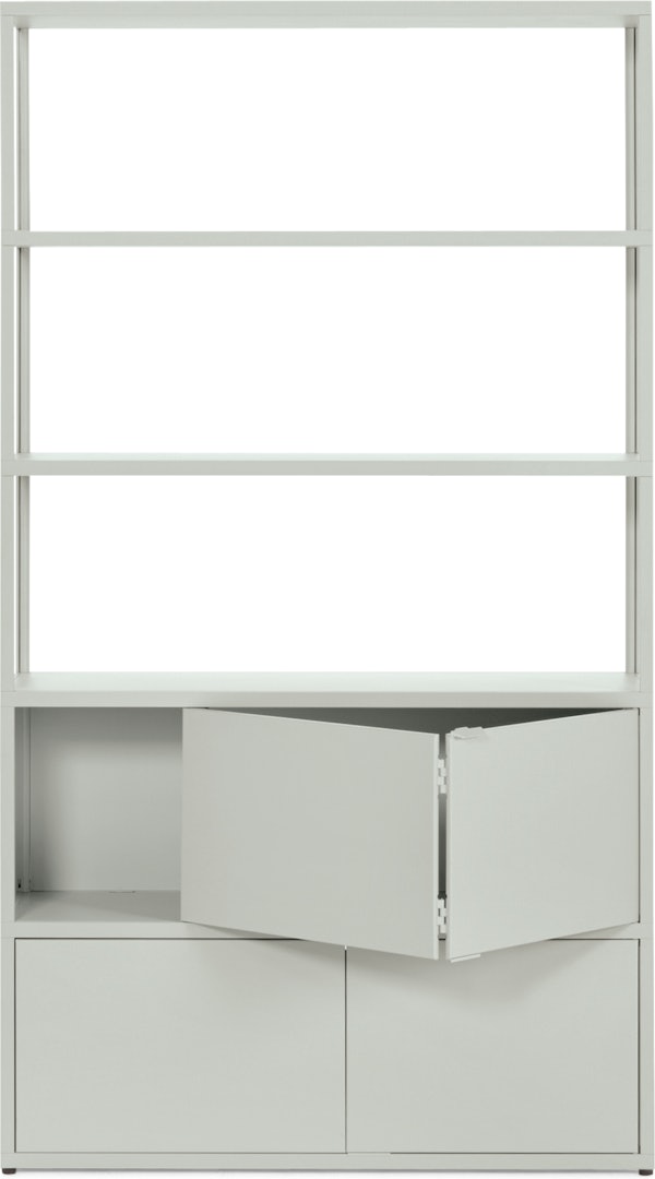 New Order Bookshelf - High Single with Double Doors